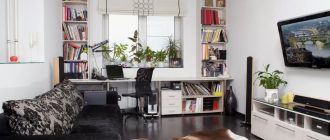 Дизайн гостиной с рабочим местом: как вписать домашний кабинет в общий интерьер