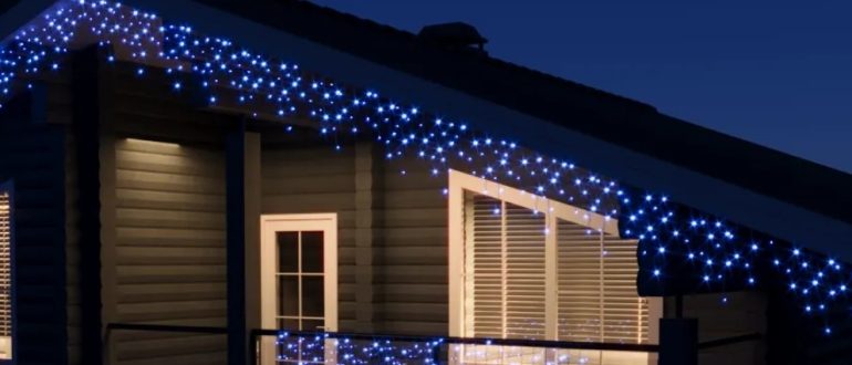 Как закрепить светодиодную бахрому на карнизе — 3 способа