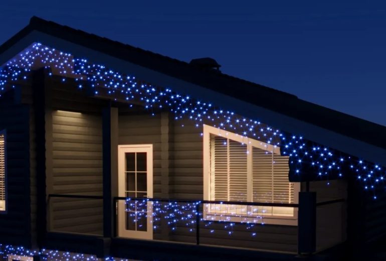 Как закрепить светодиодную бахрому на карнизе — 3 способа